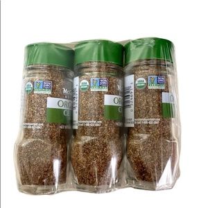 GOURMET seasoning Organic Celery Seed, 1.62 oz Pack of 3 glass jar